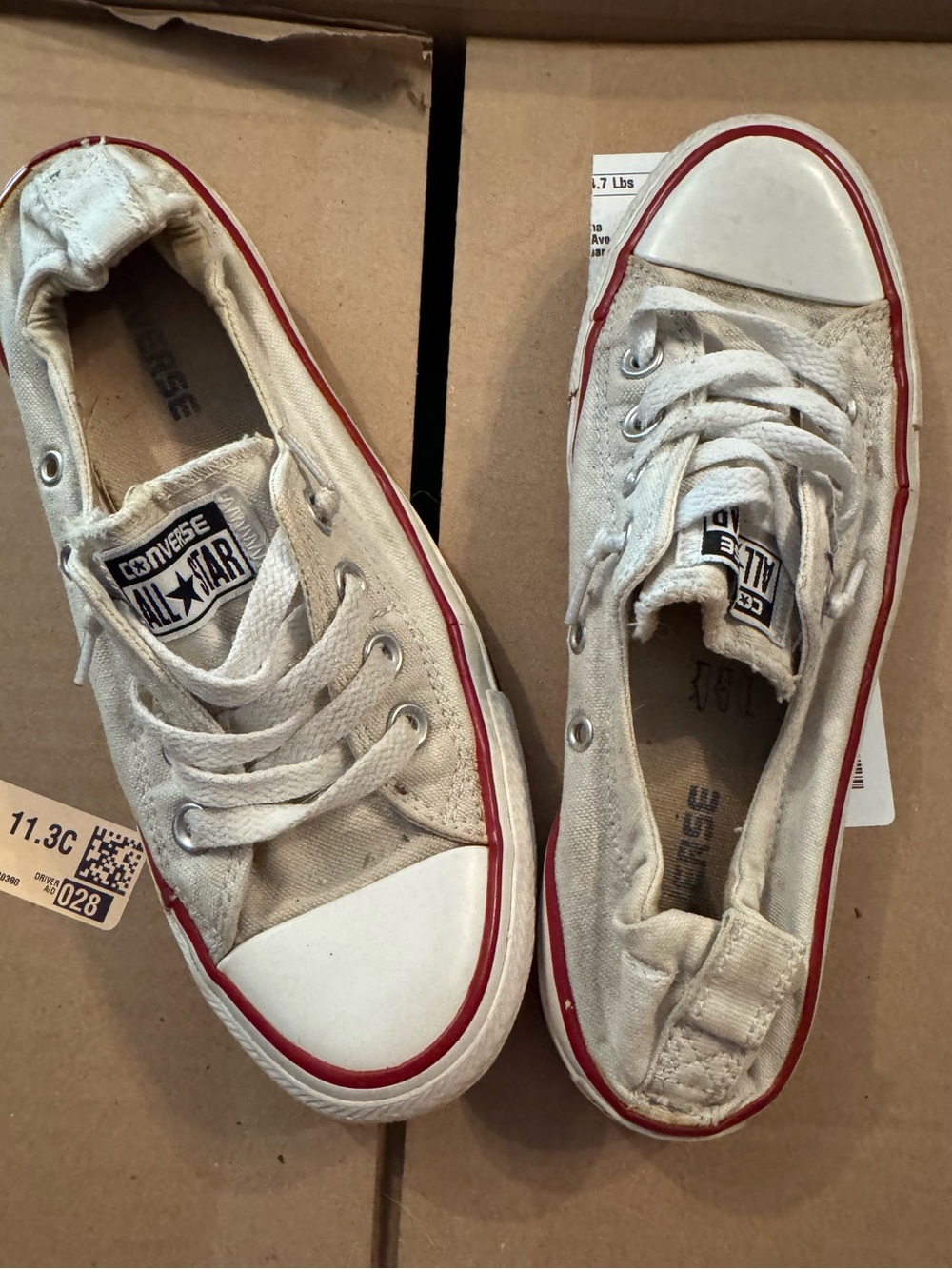 Converse All Star Fashion Sneakers white Women's Size 7